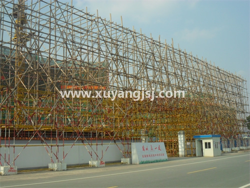 鋼管腳手架--高壓護道線展示區(qū)