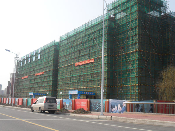 腳手架案例--昆山冠鑫廠房工地