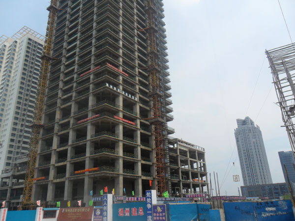 腳手架案例--通州建總 南通CBD商業(yè)中心